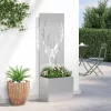 Kertvédő vászon Állatnyomat Ezüst 50 x 140 cm Rozsdamentes acél