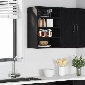 Függő szekrény Riga Musta tammi 40 x 29,5 x 60 cm Faanyag
