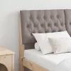 Kárpitozott fejtámla Tópszínű 160 cm Tömör fenyőfa