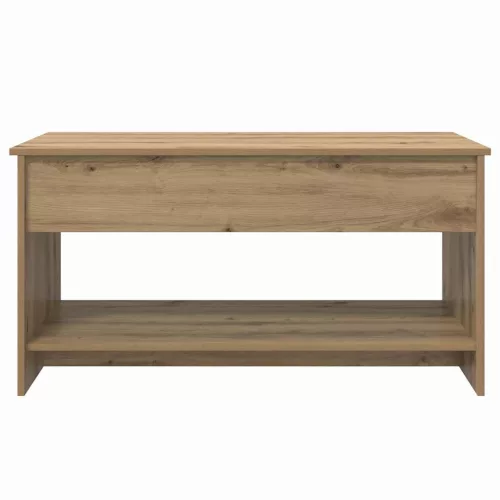 Dohányzóasztal kézműves tölgy 80 x 50.5 x 41.5 cm Faanyag