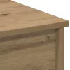 Dohányzóasztal kézműves tölgy 80 x 50.5 x 41.5 cm Faanyag