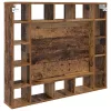 Tükörszekrény polcokkal Régi fa 91 x 15 x 76.5 cm Faanyag