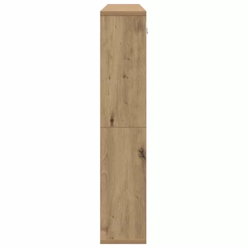 Tükörszekrény tükörrel kézműves tölgy 91 x 15 x 76.5 cm Faanyag