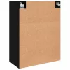 Fali Lógós Szekrény Fekete 69.5 x 34 x 90 cm Faanyag