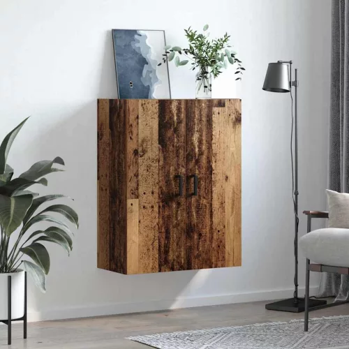 Fali szekrény Falra szerelhető Barna 69.5 x 34 x 90 cm Faanyag