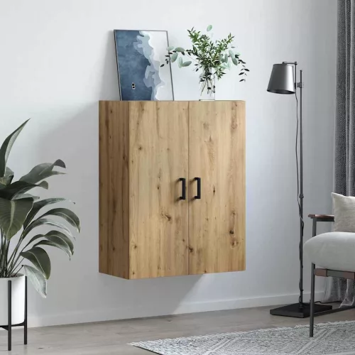 Fali szekrény Falra szerelhető Barna 69.5 x 34 x 90 cm Faanyag
