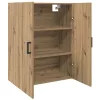 Fali szekrény Falra szerelhető Barna 69.5 x 34 x 90 cm Faanyag