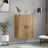 Fali szekrény kézműves tölgy 69.5 x 34 x 90 cm Faanyag