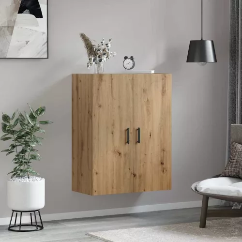 Fali szekrény kézműves tölgy 69.5 x 34 x 90 cm Faanyag