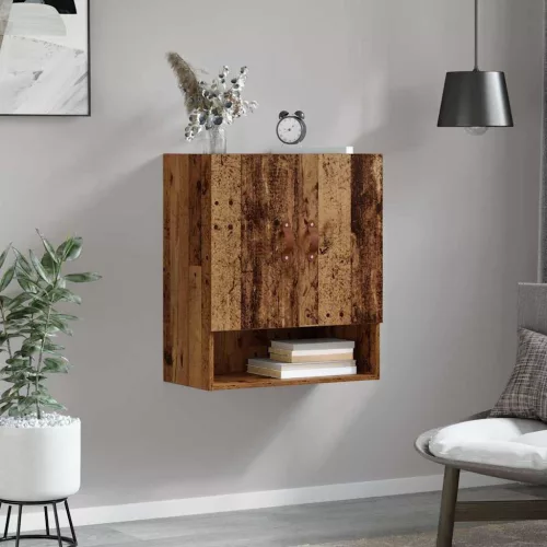 Fali Szekrény Falra szerelhető Öreg fa 60 x 31 x 70 cm Faanyag