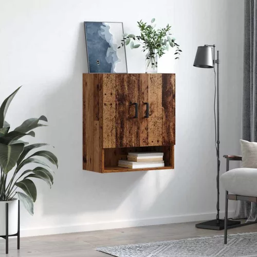 Fali Szekrény Falra szerelhető Öreg fa 60 x 31 x 70 cm Faanyag