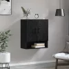 Fali Szekrény Musta tammi 60 x 31 x 70 cm Faanyag
