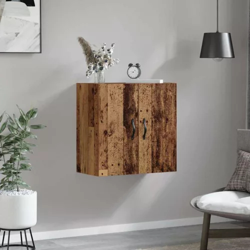 Fali Szekrény Falra szerelhető Régi fa 60 x 31 x 60 cm Faanyag