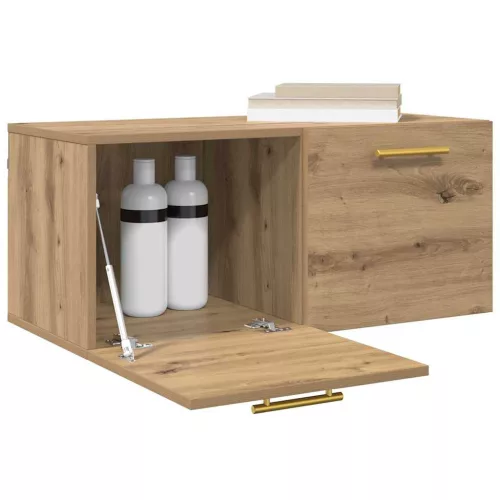 Fali Szekrény kézműves tölgy 80 x 36.5 x 35 cm Faanyag