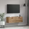 Fali Szekrény kézműves tölgy 100 x 36.5 x 35 cm Faanyag
