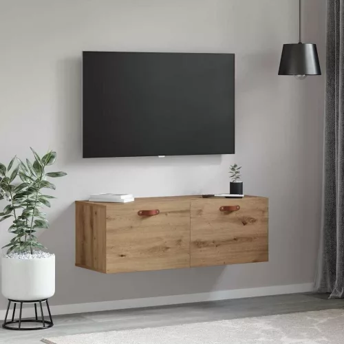 Fali Szekrény kézműves tölgy 100 x 36.5 x 35 cm Faanyag