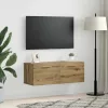 Fali Szekrény kézműves tölgy 100 x 36.5 x 35 cm Faanyag
