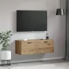 Fali Szekrény kézműves tölgy 100 x 36.5 x 35 cm Faanyag