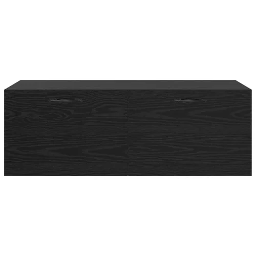 Fali Szekrény Musta tammi 100 x 36.5 x 35 cm Faanyag