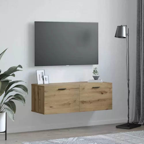 Fali Szekrény kézműves tölgy 100 x 36.5 x 35 cm Faanyag