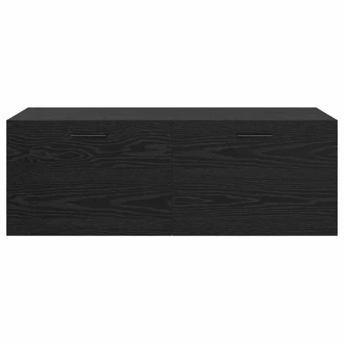 Fali Szekrény Musta tammi 100 x 36.5 x 35 cm Faanyag