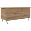 Dohányzóasztal kézműves tölgy 90 x 44.5 x 45 cm Faanyag