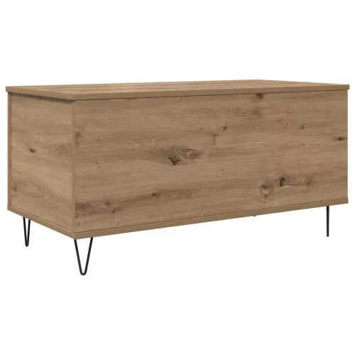 Dohányzóasztal kézműves tölgy 90 x 44.5 x 45 cm Faanyag