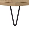 Dohányzóasztal kézműves tölgy 90 x 44.5 x 45 cm Faanyag