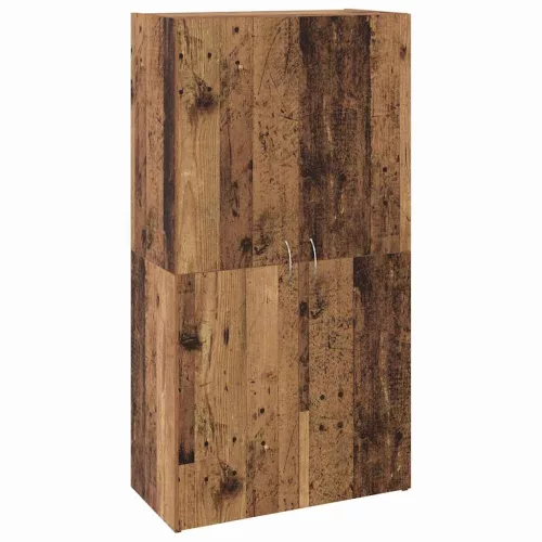 Irodai szekrény polcokkal Régi fa 60 x 32 x 115 cm Faanyag