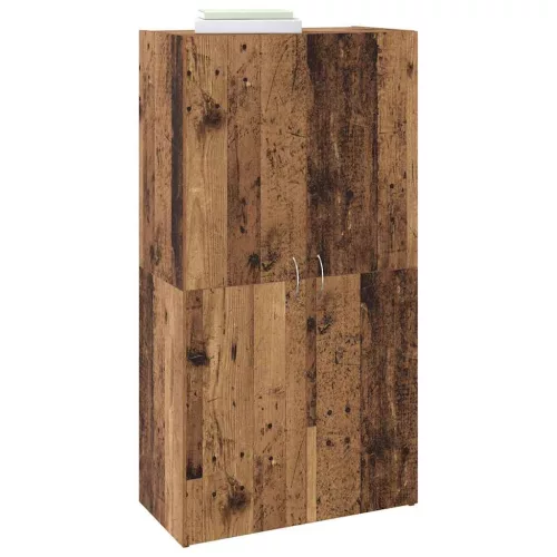 Irodai szekrény polcokkal Régi fa 60 x 32 x 115 cm Faanyag