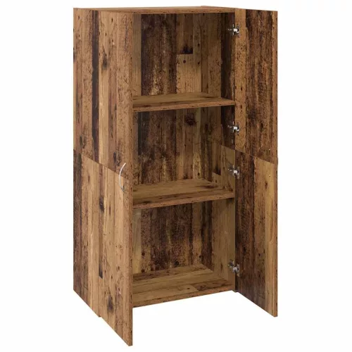 Irodai szekrény polcokkal Régi fa 60 x 32 x 115 cm Faanyag