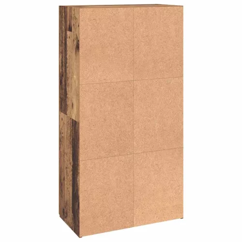 Irodai szekrény polcokkal Régi fa 60 x 32 x 115 cm Faanyag