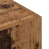 Irodai szekrény polcokkal Régi fa 60 x 32 x 115 cm Faanyag