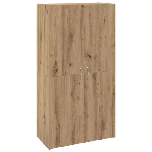 Irodai szekrény ajtóval kézműves tölgy 60 x 32 x 115 cm Faanyag
