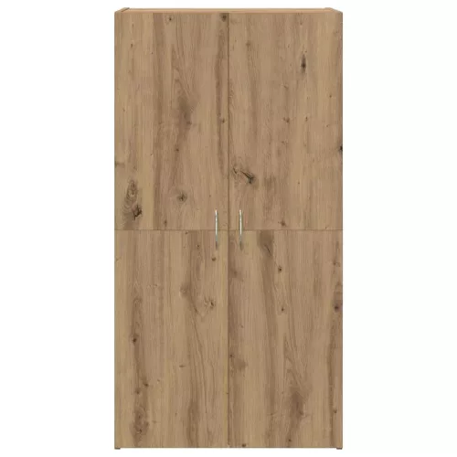 Irodai szekrény ajtóval kézműves tölgy 60 x 32 x 115 cm Faanyag