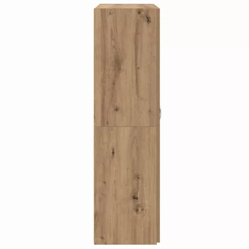 Irodai szekrény ajtóval kézműves tölgy 60 x 32 x 115 cm Faanyag