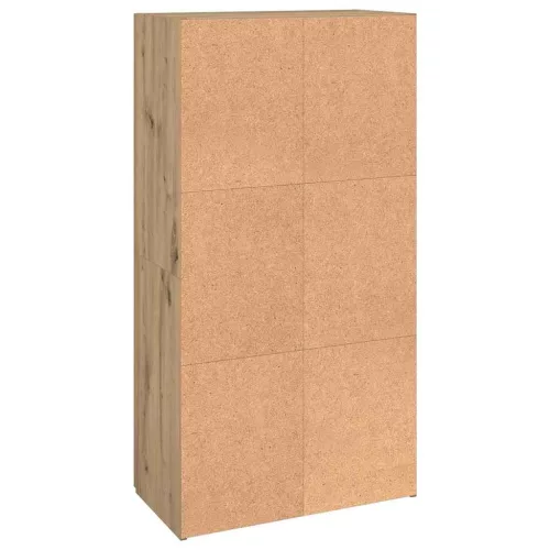 Irodai szekrény ajtóval kézműves tölgy 60 x 32 x 115 cm Faanyag