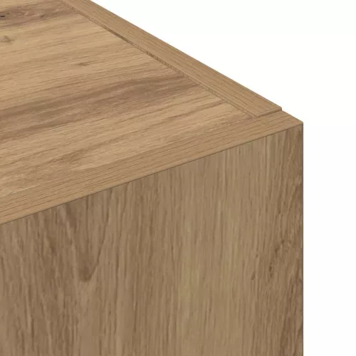 Irodai szekrény ajtóval kézműves tölgy 60 x 32 x 115 cm Faanyag
