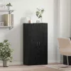 Irodai szekrény polcokkal Musta tammi 60 x 32 x 115 cm Faanyag