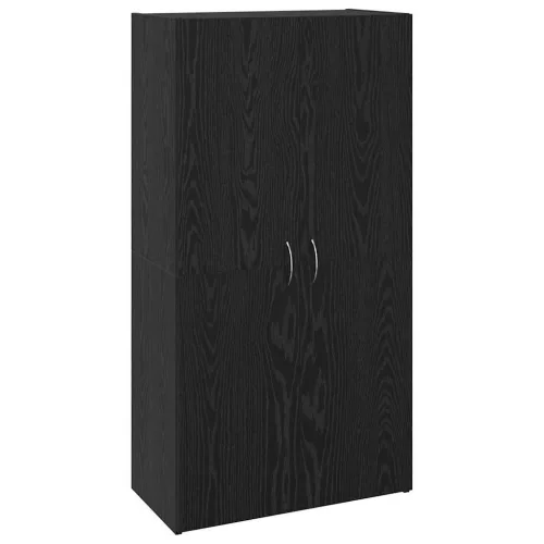 Irodai szekrény polcokkal Musta tammi 60 x 32 x 115 cm Faanyag