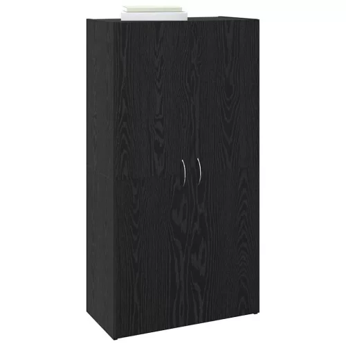 Irodai szekrény polcokkal Musta tammi 60 x 32 x 115 cm Faanyag