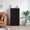 Irodai szekrény polcokkal Musta tammi 60 x 32 x 115 cm Faanyag
