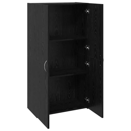 Irodai szekrény polcokkal Musta tammi 60 x 32 x 115 cm Faanyag