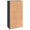 Irodai szekrény polcokkal Musta tammi 60 x 32 x 115 cm Faanyag