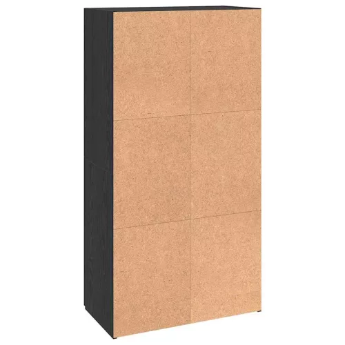 Irodai szekrény polcokkal Musta tammi 60 x 32 x 115 cm Faanyag