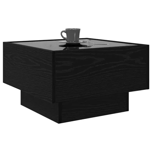 Dohányzóasztal Musta tammi 50 x 50 x 30 cm Faanyag