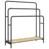 Ruhaszárító polcokkal sonoma tölgy 90 x 30 x 100.5 cm Faanyag