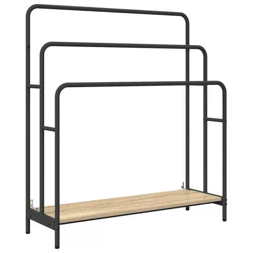 Ruhaszárító polcokkal sonoma tölgy 90 x 30 x 100.5 cm Faanyag