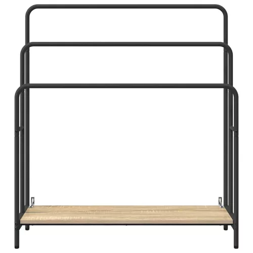 Ruhaszárító polcokkal sonoma tölgy 90 x 30 x 100.5 cm Faanyag
