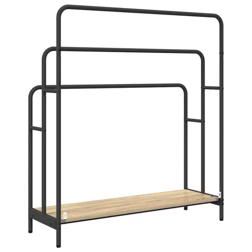 Ruhaszárító polcokkal sonoma tölgy 90 x 30 x 100.5 cm Faanyag